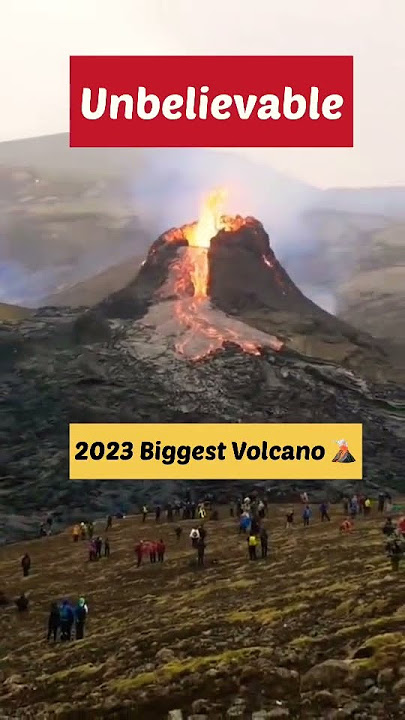 2023 Biggest Volcano Eruption #shorts