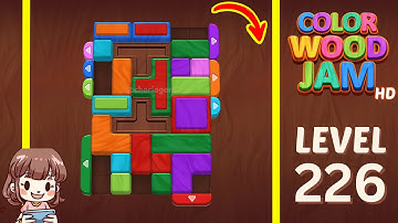 Color Wood Jam Level 226 Solution Walkthrough