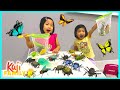 Bug Catching at home Pretend Play with Emma and Kate!