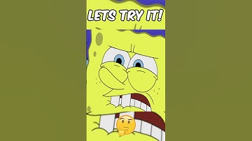 Spongebob in GD!? #geometrydash #edit