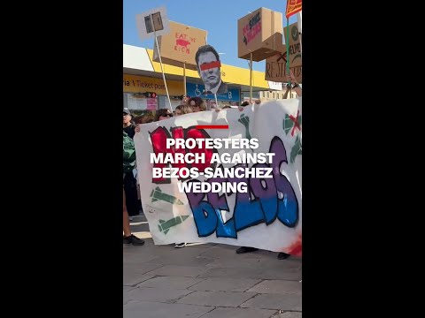 Protesters march in