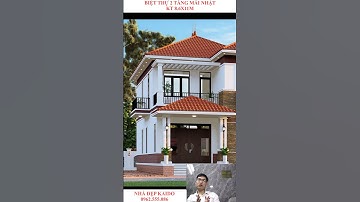 Siêu phẩm mẫu biệt thự 2 tầng mái nhật đẹp 2023#shortsvideo #shortvideo