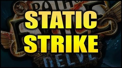 PATH OF EXILE 3.4 DELVE: The New STATIC STRIKE