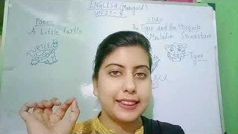 Class - 1//English //Marigold (Unit-8)