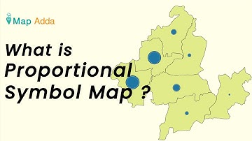 What is a proportional symbol map ?