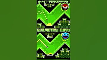 Buff Processing vs #BlastProcessing in #geometrydash Can You Beat It? #gdmeme #gddemon #gdshorts #gd