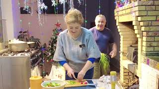 🎄🎅ВКУСНЫЙ УЖИН И ЛЁГКИЙ🥗САЛАТ😀АЛТЫНЧИК - ПТИЦА ГОВОРУН🎉✨ПРАЗДНИК ПРОДОЛЖАЕТСЯ!