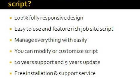 Job site script, PHP job script, Naukri clone