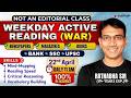 DAY-18 | Daily WAR @ 11 AM | Reading Comprehension Made Easy with Active Reading | Ratnabha Sir