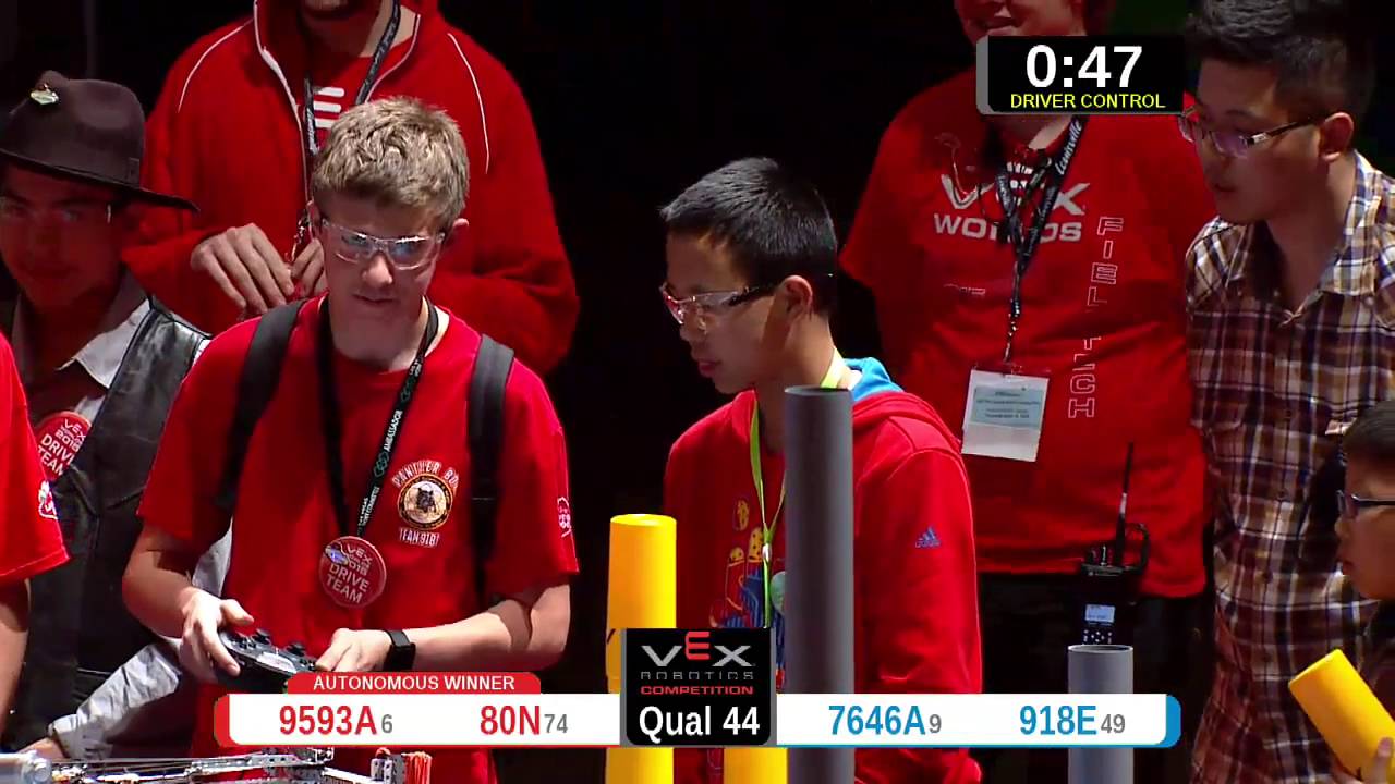 2015 VRC-MS Spir Q44 -  (9593A 7646A) 25-Spirit Div-VRC Middle School-VEX Worlds 2015