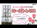 【バラ】初心者でも簡単！おしゃれなお庭作りに「ローズトレリス」【園芸・ガーデニング・DIY】紹介動画