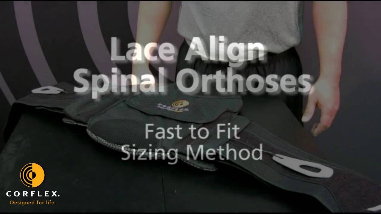 Corflex Lace Align Lumbosacral Orthosis - OrthoMed Canada