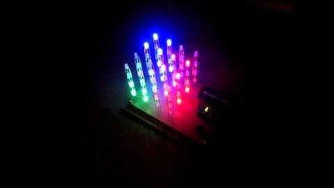 Arduino 4x4x4 RGB Led Cube