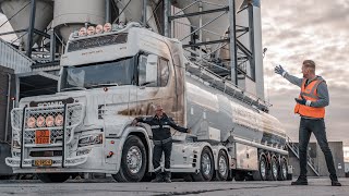 30.000 liter in half an hour with Scania 660S Torpedo: De Lastdrager II! ⛽