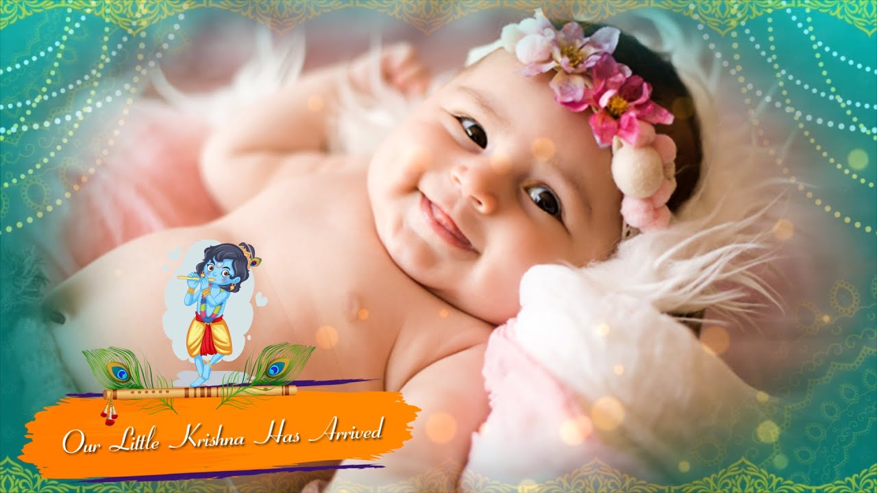 Kids Naming Ceremony Video Invitation Maker Online  - YouTube