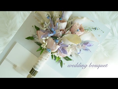 부케액자🫧🤍l 부케말리기 l 부케액자제작