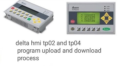Tp02/Tp04 hmi program upload/download!