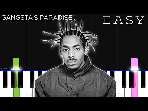 Coolio - Gangsta’s Paradise | EASY Piano Tutorial