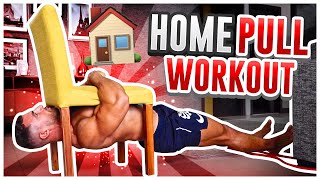 Back & Biceps Bodyweight & Band Home Workout