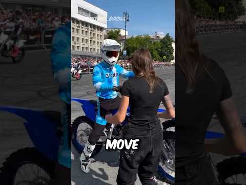 Biker Nailed Her Sassy Move Stuntgirl Dasha