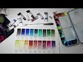 The PERFECT limited palette for watercolor landscapes ✶ Part 2: Swatching