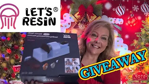 #100 @LETSRESIN  GIVEAWAY! And SANDER/GRINDER DEMO! #ChristmasCoasters