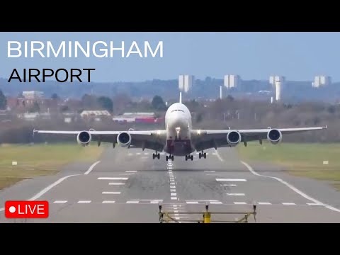 Birmingham Airport Live ✈️ 747 ETA 16:50