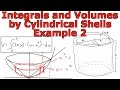 Integrals and Volumes using Cylindrical Shells: Example 2