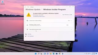 how to leave the insider program on windows 11