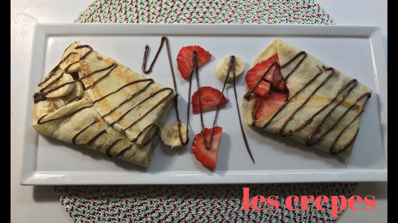 كريب بشوكولاتة سهل و لذيذ لفطور الصباح Easy sweet French Crepes - YouTube