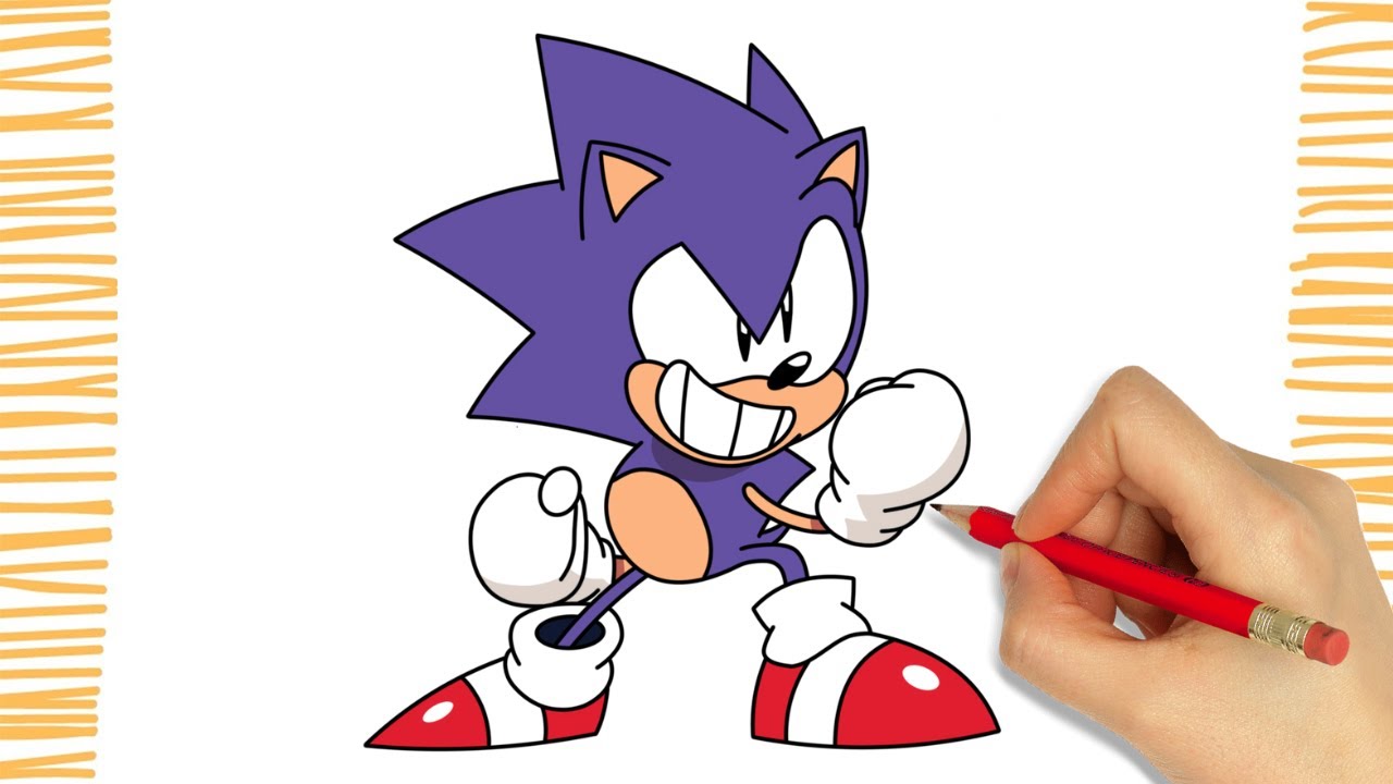 Como Desenhar O Sonic  Sonic, Sonic the hedgehog, Sonic adventure