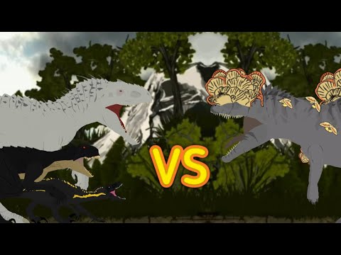 Indominus rex,Indoraptor and Scorpius rex vs Cordyceps (Dinosaur) | AUTO RPG Anything