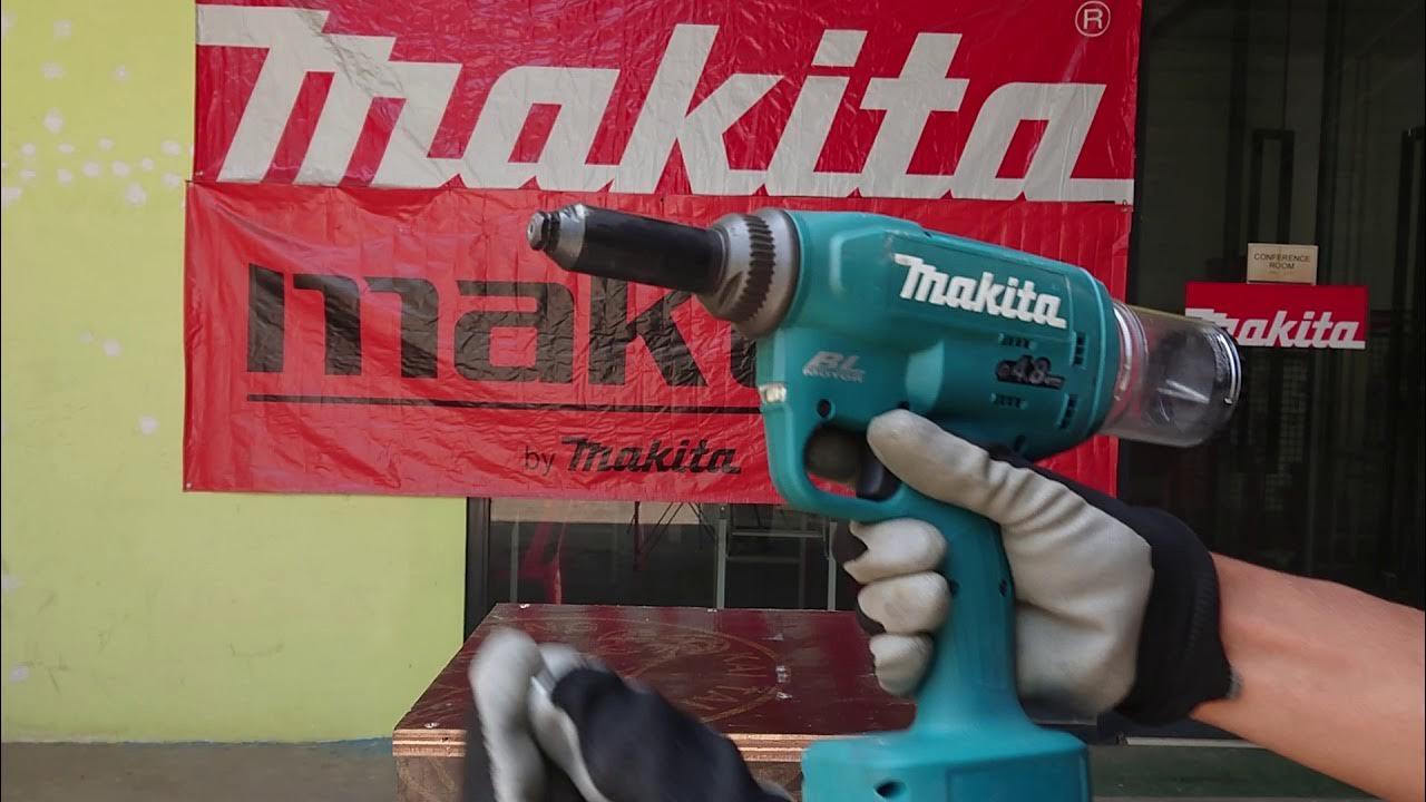 DRV150/XRT01 Makita LXT 18V Rivet Gun 4.8mm YouTube
