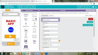 Applab Basics | Learn All The Components And There Function And Use | Code.org