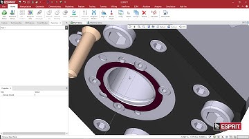 Making a Radial Capto-style Live Milling Holder in ESPRIT