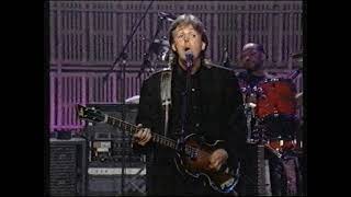 Close Up McCartney - Paul McCartney &amp; Band back at Ed Sullivan Theatre (SDR 1993)