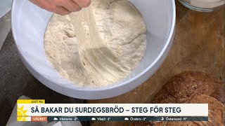 Baka det perfekta surdegsbrödet – steg för steg - Nyhetsmorgon (TV4)