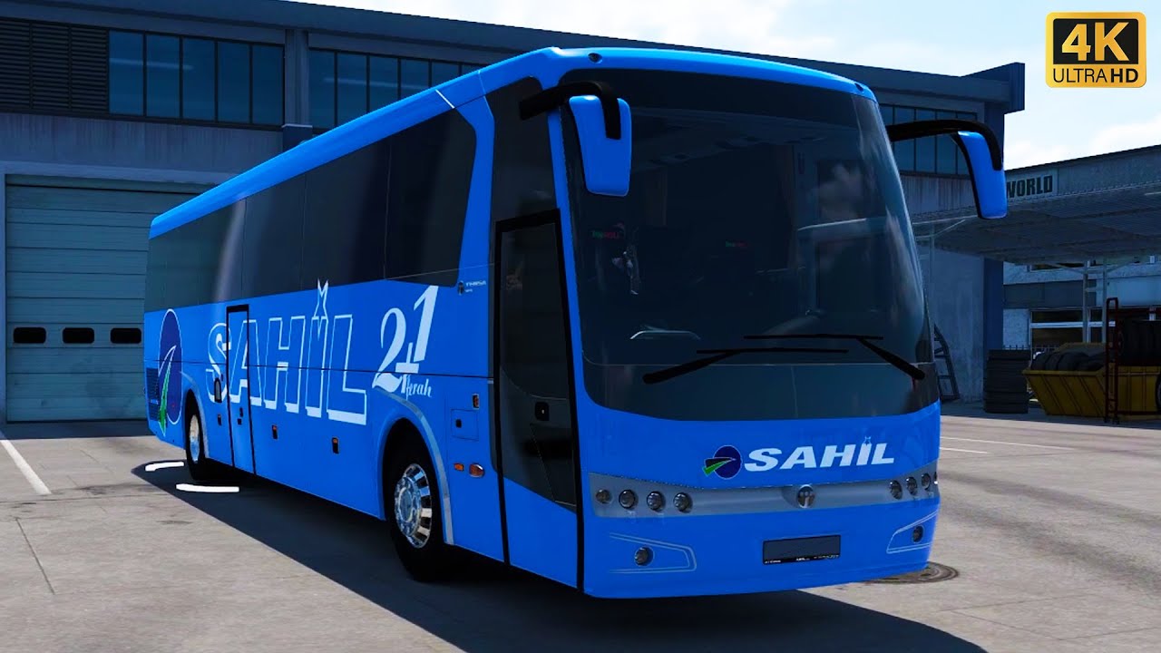 Smooth Bus Drive Trough Village - Euro Truck Simulator 2 Gameplay Walkthrough