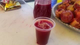 Pomegranate Juice For ONE DOLOR!!!