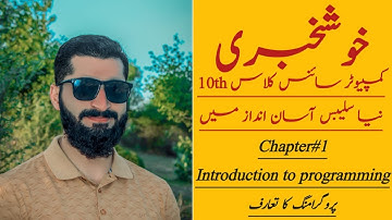 Introduction to Programming in hindi/urdu | 10th class computer science new book chapter 1 | #LL