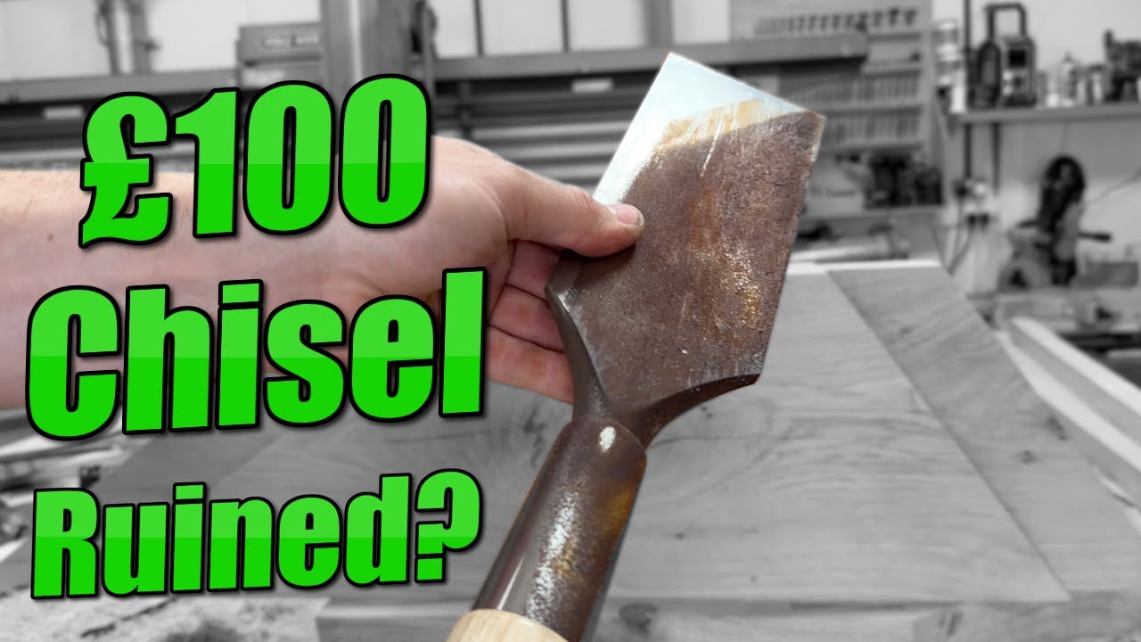 New chisel on Green Oak Overnight - disaster! Brace Machining and a ...