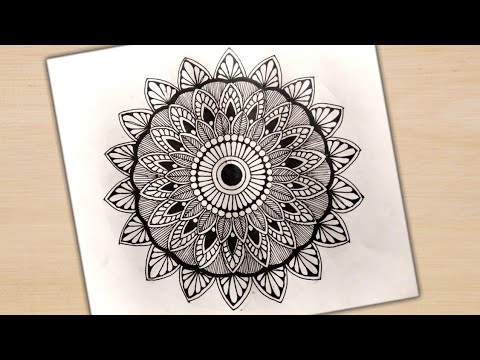 how to draw mandala art for beginners | mandala art for beginners