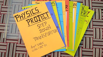 Investigatory physics project file step down transformer class 12