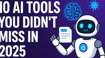 🚀 10 Best AI Tools You Can’t Miss in 2025 | Next-Gen Artificial Intelligence