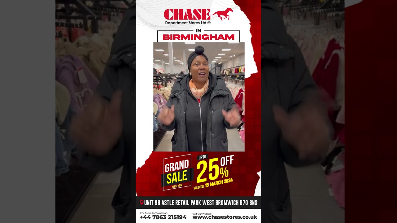Chase Department Store Birmingham: Affordable Fashion and More!