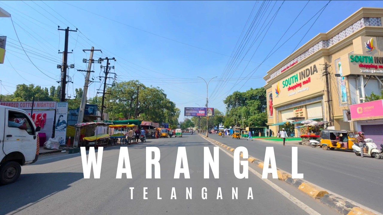 【India Drive 4K】Warangal, Telangana – Historic Streets & Growing Cityscape | 2024