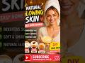 ✨ Natural Glowing Skin Face Pack 💖 | Easy Home Remedy #shorts #viral #trending #beauty #skincare