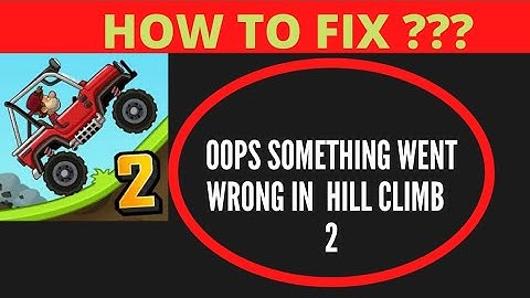 #hillclimb #fing24 OOPS SOMETHING WENT WRONG IN HILL CLIMB 2,HOW TO FIX 🏞️🚵 | FING 24 😌🆒