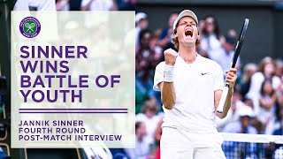 Jannik Sinner Overcomes Carlos Alcaraz to Reach Quarter-Finals | Wimbledon 2022