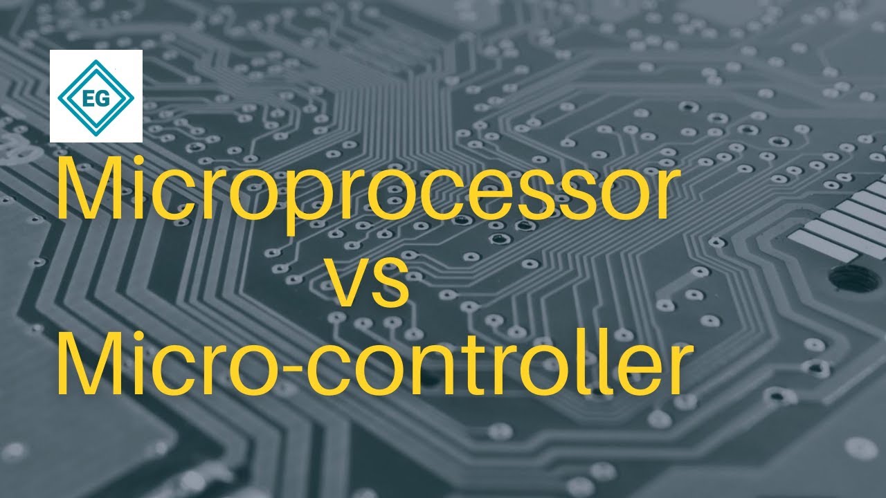 Difference between Microprocessor and Microcontroller in Telugu - YouTube